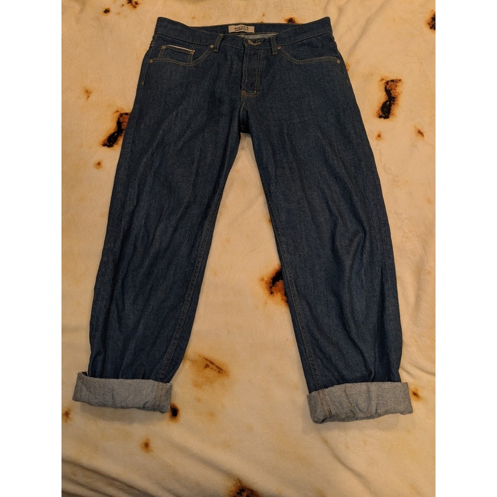Naked & Famous jeans men's size 33 easy guy  Selvedge Indigo Jeans Straight Leg